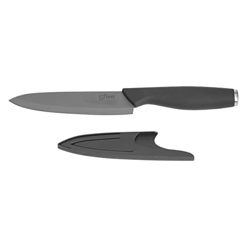 5five - kochmesser keramik "absolu black" klinge 15cm von SECRET DE GOURMET