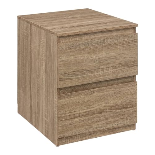 5five - kommode mit 2 schubladen dolo naturholzeffekt von 5 five simply smart