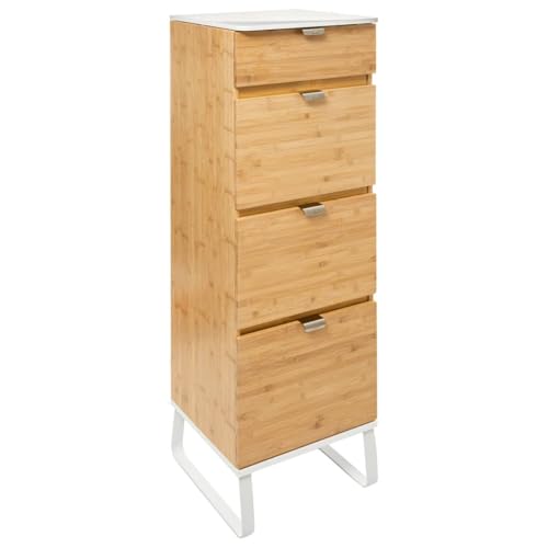 5five - nachttisch mit 3 schubladen levia Bambus von 5 five simply smart
