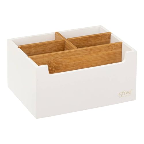 5five - organizer mit 5 fächern "naturéo" weiß von 5 five simply smart