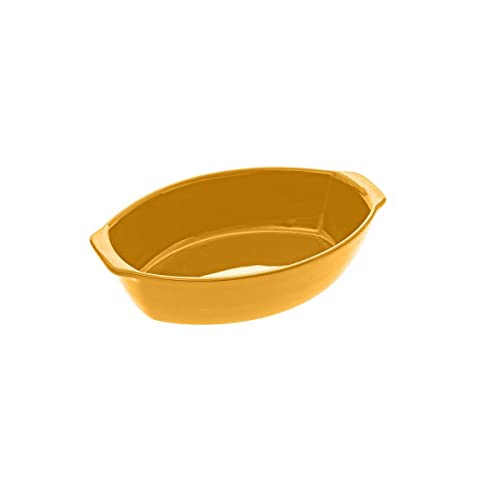 5five - ovale schale 28x17cm "keramik" gelb von 5 five simply smart