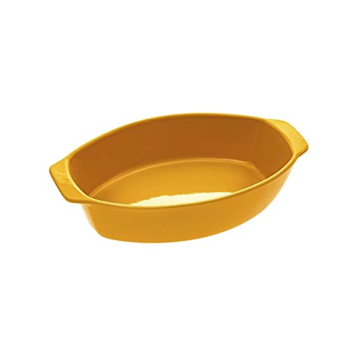 5five - ovale schale 37x21cm "keramik" gelb von 5 five simply smart