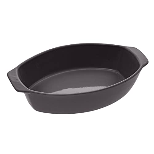5five - ovale schale 39x24cm "keramik" grau von 5 five simply smart
