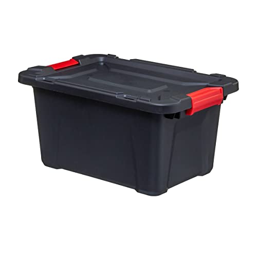 5five - plastikbox 30l "store n box" schwarz von 5 five simply smart