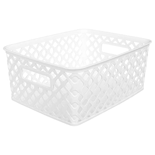 5five - plastikkorb 4l "folk" weiß von 5 five simply smart