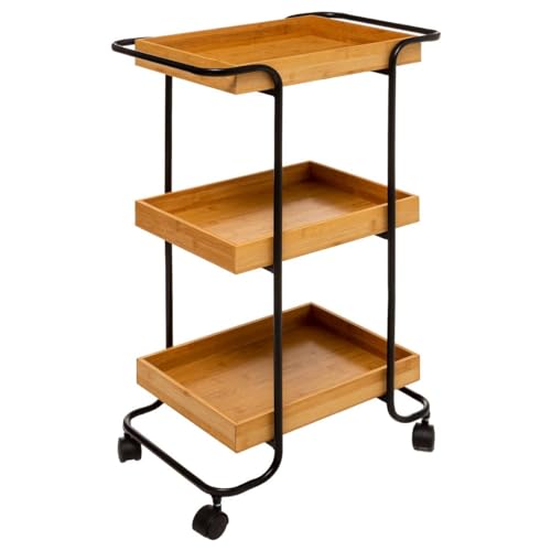 FIVE Tribecart Trolley mit Rollen, 3 Ebenen von 5 five simply smart