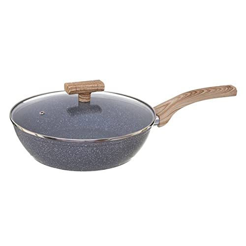 5five - sauteuse aus geschmiedetem aluminium "natur" 24cm von 5 five simply smart
