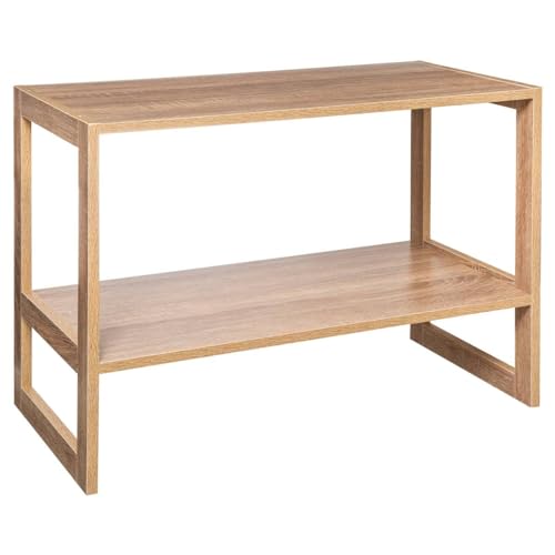 5five - stapelbares Regal mit 2 fächern Mix n modul naturholzeffekt von 5 five simply smart