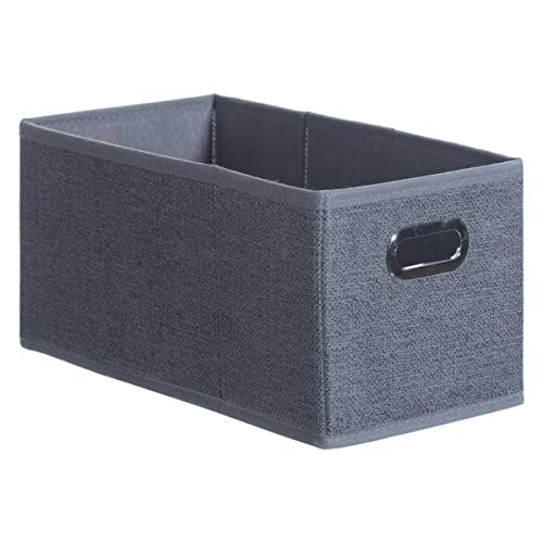 5five - stoffkorb 15x31cm "mix n modul" dunkelgrau meliert von 5 five simply smart