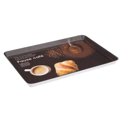 5five - tablett 30x22cm "black edition" schwarz von 5 five simply smart