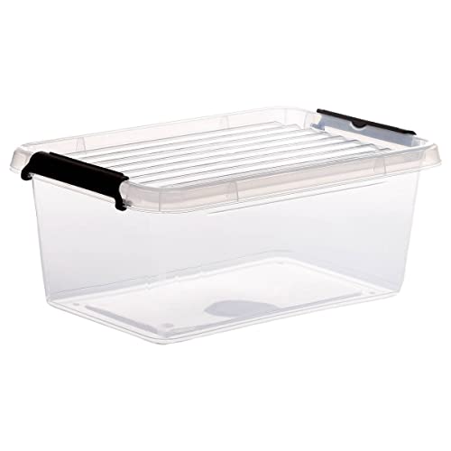 5five - transparente plastikdose "clip n box" 4,5l von 5 five simply smart