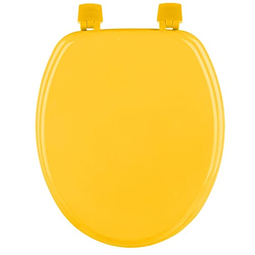 5five - wc-sitz "colorama" gelb aus lackiertem holz von 5 five simply smart