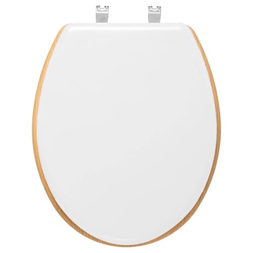 5five - wc-sitz "modern color" weiß aus holz von 5 five simply smart