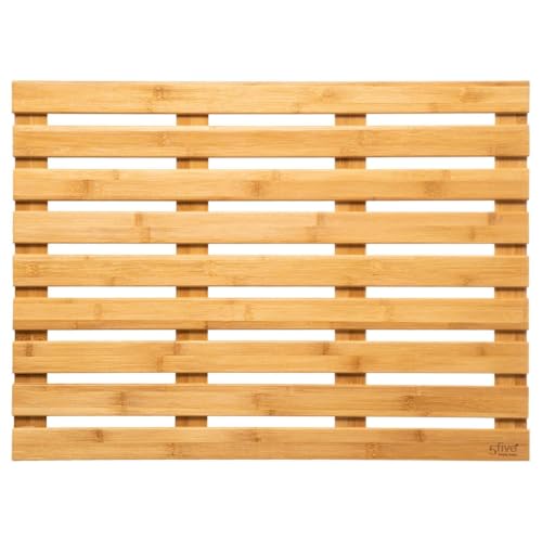 5five - bambus-spaltenboden-badematte 50x68cm von 5 five simply smart