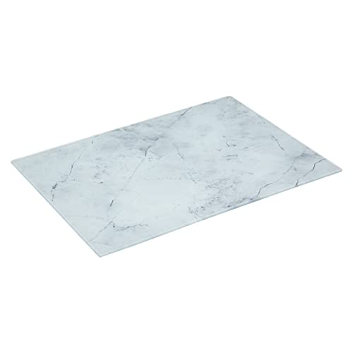 5five - dekorative glasplatte 40 x 30 weißer marmor von 5 five simply smart