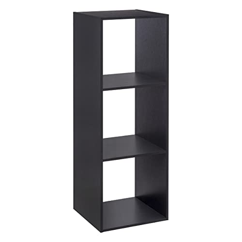 Fünf Regal mit 3 Fächern, Mix in Anthrazitgrau von 5 five simply smart