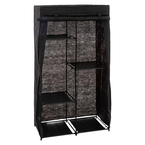5 five simply smart 5five - modularer kleiderschrank Stoff schwarz von 5 five simply smart