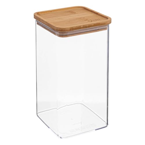 5five - vorratsdose quadratisch bambusdeckel "eske" 1,5l von 5 five simply smart