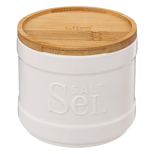 Salzdose "naturéo" aus weißer keramik - 5 five simply smart von 5 five simply smart