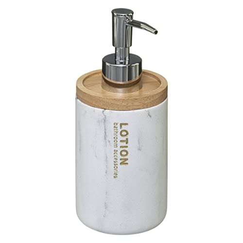 Seifenspender 270ml lea weiß - polyresin - 5 five simply smart von 5 five simply smart