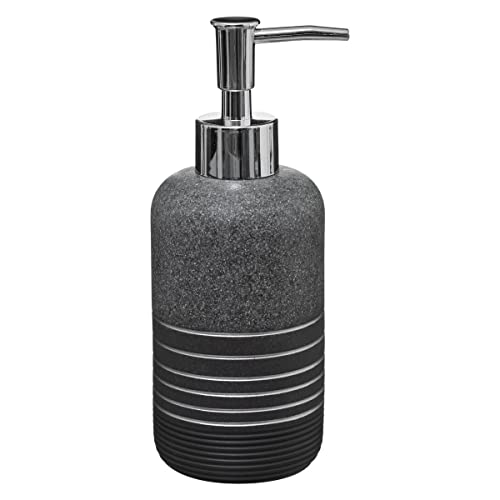 Seifenspender 330ml Silver anthrazitgrau - polyresin - 5 five simply smart von 5 five simply smart