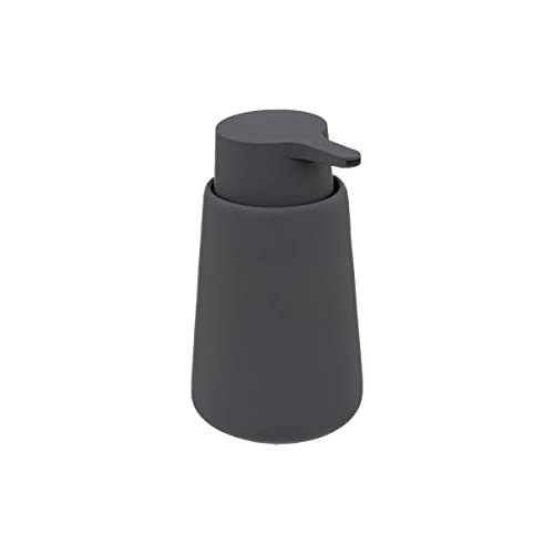Five – Seifenspender oder Lotionspender aus Keramik, Kokongrau, 330 ml von 5 five simply smart