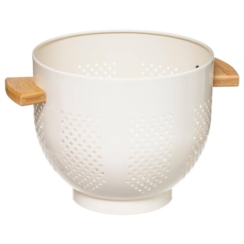 Sieb 20cm weiß Metall von 5 five simply smart