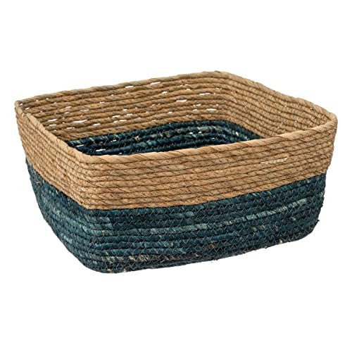 5 five simply smart Strohkorb 31x15cm mix n modul petrolblau von 5 five simply smart
