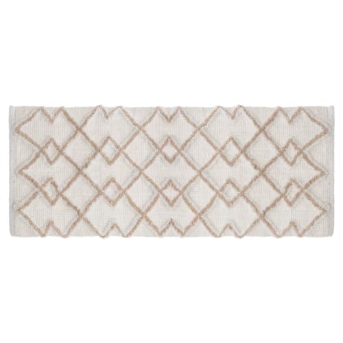 5five - Teppich 120x50cm weiß Taupe von 5 five simply smart