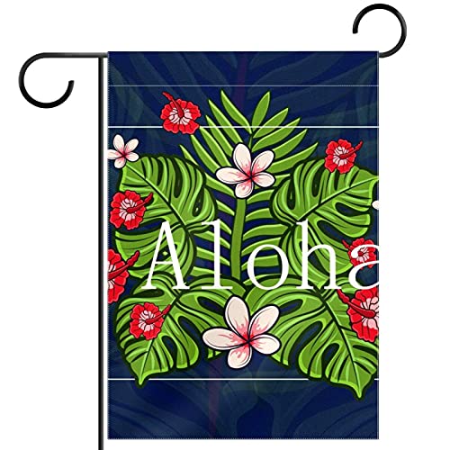 Gartenfahne 30x45cm, Hawaii Aloha Dekorationen Flagge Durable Bauernhaus Sommer Flaggen Langlebig Feiertage Außenbanner von 501
