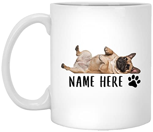 Kaffeebecher Englische Bulldogge, Liegender Rehkitz-Welpe, Individueller Text Keramik Tasse Personalisierte Geburtstagstasse Classic Kaffee Tasse Für Büro Jubiläum Kollegen 330 ML Kaffeebecher Englische Bulldogge, Liegender Rehkitz-Welpe, Individueller Text Keramik Tasse Personalisierte Geburtstagstasse Classic Kaffee Tasse Für Büro Jubiläum Kollegen 330 ML von 501