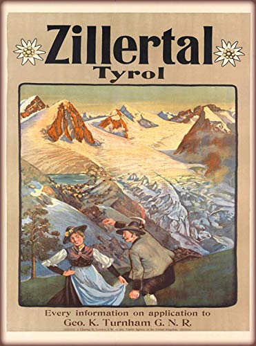 Metallschild Zillertal Tirol Österreich Austrian Europe Vintage Travel Metall Wandposter Vintage-Stil Badezimmer Dekor Generisch Eisenmalerei Für Office Garten Küche 20x30 cm von 501