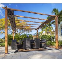 Paragon Outdoor Pavillon Florida ca. 12,25 m² Holzoptik von 50NRTH