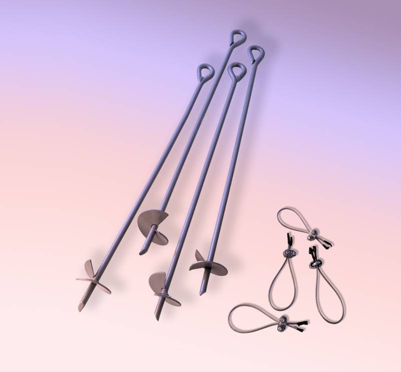 Boden-Anker 76cm, 4-Pack von 50Nrth