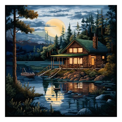 51buyoutgo Kreuzstich Set Vorgedruckt Landschaft See, Stickvorlagen Stickbilder Vorgedruckt Kreuzstich Stickpackungen Stickpackung Cross Stitch Embroidery Kit Stickset Sticken Set Erwachsene Anfänger 51buyoutgo Kreuzstich Set Vorgedruckt Landschaft See, Stickvorlagen Stickbilder Vorgedruckt Kreuzstich Stickpackungen Stickpackung Cross Stitch Embroidery Kit Stickset Sticken Set Erwachsene Anfänger von 51buyoutgo