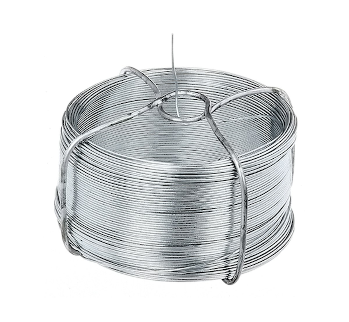 Alberts® Drahtspule, verzinkt, grün kunststoffbeschichtet, Stärke 1,2 mm, Länge 50 m 530105 von Alberts