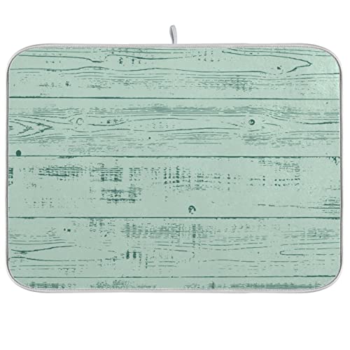 56 Geschirrtrocknungsmatte Mit Aufhängeschlaufe 41x46cm, Mintgrünes Holzbrett Abwaschmatte Saugstarke Schnelltrocknend Abtropfmatte rutschfest Saugfähige Geschirrabtropfmatte Für Küche 56 Geschirrtrocknungsmatte Mit Aufhängeschlaufe 41x46cm, Mintgrünes Holzbrett Abwaschmatte Saugstarke Schnelltrocknend Abtropfmatte rutschfest Saugfähige Geschirrabtropfmatte Für Küche von 56