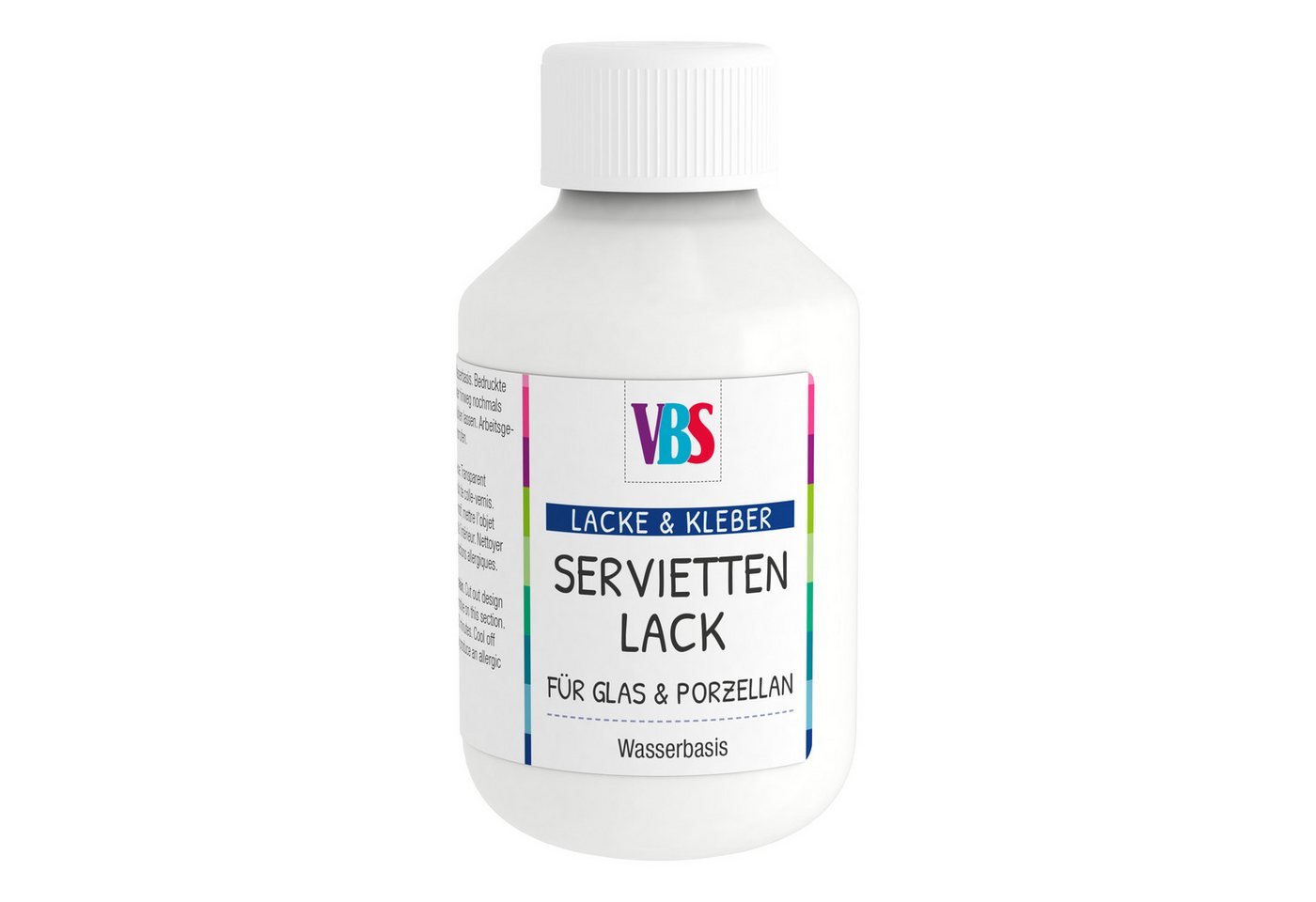 VBS Bastelkleber Serviettenlack Glas & Porzellan, 100 ml VBS Bastelkleber Serviettenlack Glas & Porzellan, 100 ml von VBS