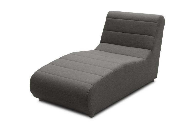 58 aufm Kessel Gartenliege Gartenlounge Longchair Boudicca 73x80x152 mit Outdoorbezug anthrazit, inkl. Versand, 1 St., Lieferung bis Verwendungsstelle, Polster aus Quick-Dry Schaum mit einem wasserbweisende Outdoorbezug von 58 aufm Kessel