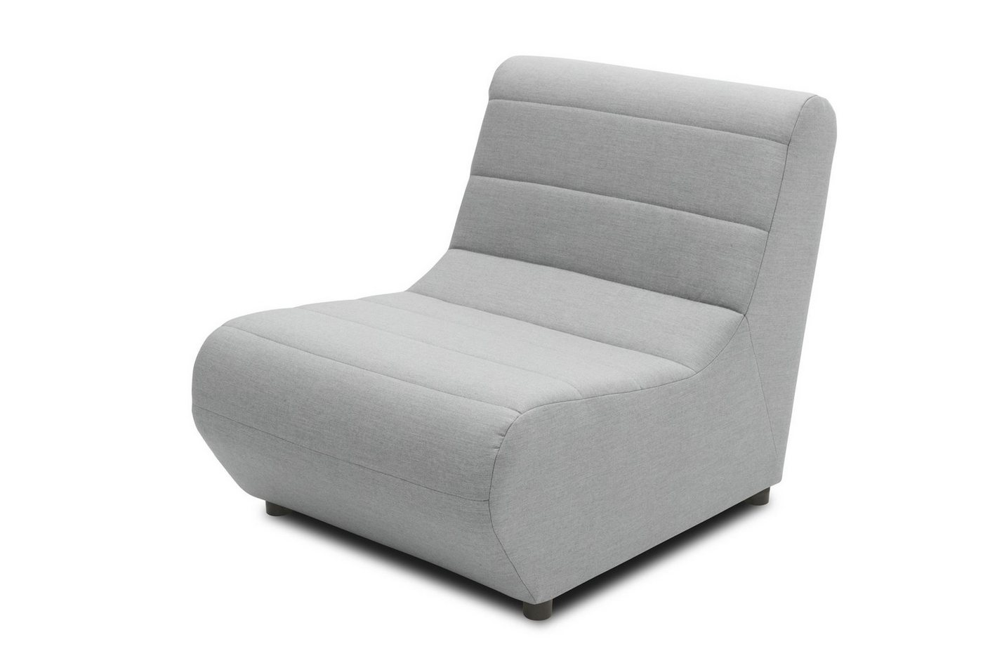 58 aufm Kessel Gartenlounge-Sessel Gartenlounge Sessel Boudicca 73x80x102 mit Outdoorbezug in silber (inkl. Versand, 1-St., Lieferung bis zur Haustür), Polster aus Quick-Dry Schaum mit einem wasserbweisende Outdoorbezug von 58 aufm Kessel