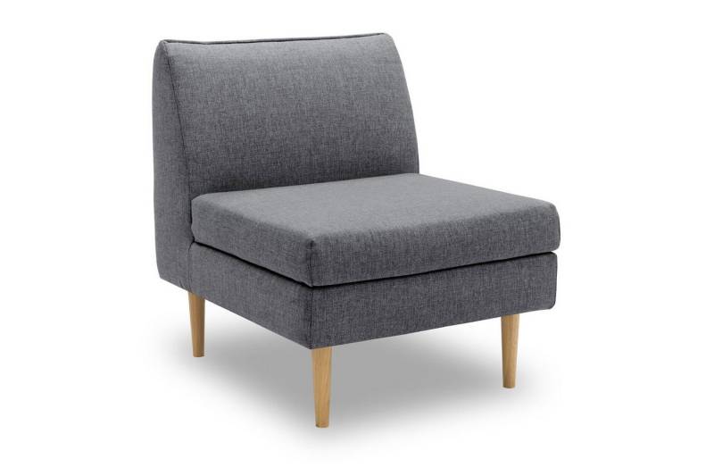 58 aufm Kessel Gartenlounge-Sessel Gartenlounge Sessel Braelyn 70x82x82 mit Outdoorbezug in anthrazit (inkl. Versand, 1-St., Lieferung bis zur Haustür), Polster aus Quick-Dry Schaum mit einem wasserbweisende Outdoorbezug von 58 aufm Kessel