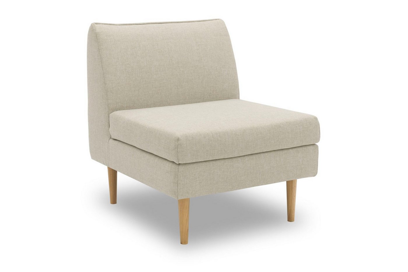 58 aufm Kessel Gartenlounge-Sessel Gartenlounge Sessel Braelyn 70x82x82 mit Outdoorbezug in sand (inkl. Versand, 1-St., Lieferung bis zur Haustür), Polster aus Quick-Dry Schaum mit einem wasserbweisende Outdoorbezug von 58 aufm Kessel