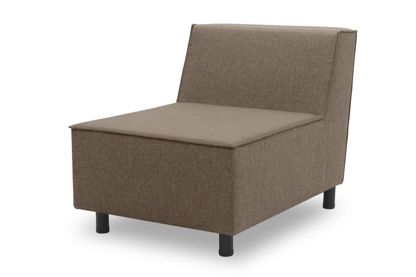 58 aufm Kessel Gartenlounge-Sessel Gartenlounge Sessel Brandie 73x77x103 mit Outdoorbezug in braun (inkl. Versand, 1-St., Lieferung bis zur Haustür), Polster aus Quick-Dry Schaum mit einem wasserbweisenden Outdoorbezug von 58 aufm Kessel