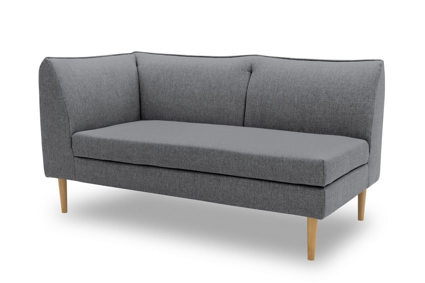 58 aufm Kessel Gartensofa Gartenlounge Sofa 2-Sitzer Links Braelyn 159x82x82 Bezug in anthrazit, inkl. Versand 1 Teile, Polster aus Quick-Dry Schaum mit einem wasserbweisende Outdoorbezug von 58 aufm Kessel