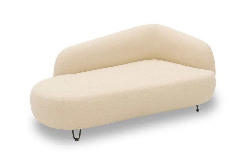 58 aufm Kessel Gartensofa Gartenlounge Sofa 2-Sitzer Links Bratomila 177x79x105 Bezug in beige, inkl. Versand 1 Teile, Polster aus Quick-Dry Schaum mit einem wasserbweisenden Outdoorbezug von 58 aufm Kessel