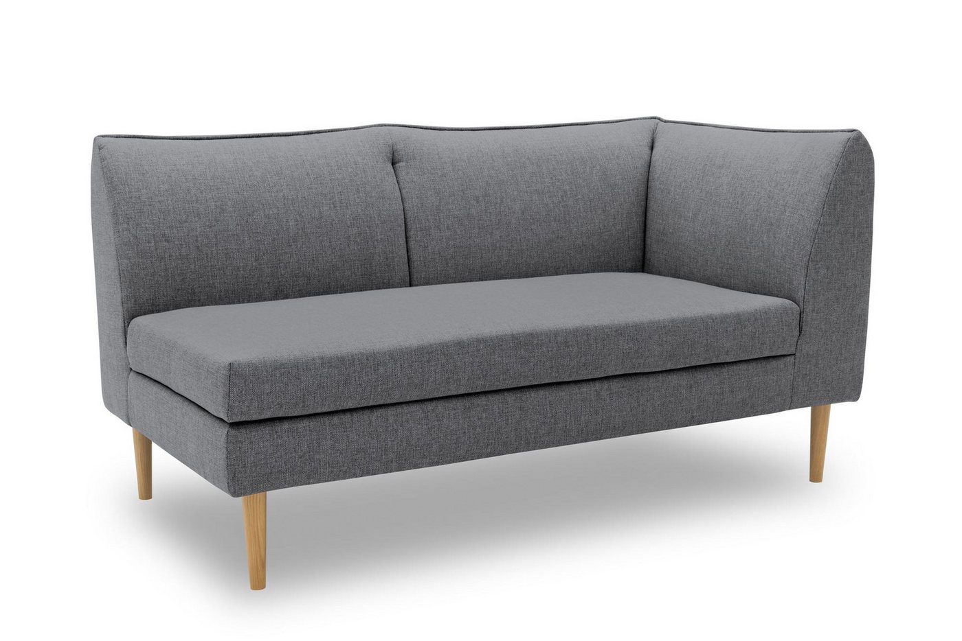 58 aufm Kessel Gartensofa Gartenlounge Sofa 2-Sitzer Rechts Braelyn 159x82x82 Bezug in anthrazit von 58 aufm Kessel