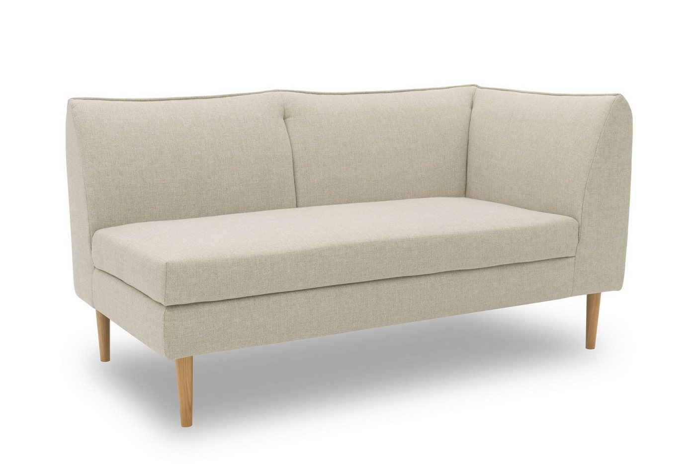 58 aufm Kessel Gartensofa Gartenlounge Sofa 2-Sitzer Rechts Braelyn 159x82x82 Outdoorbezug sand, inkl. Versand 1 Teile, Polster aus Quick-Dry Schaum mit einem wasserbweisende Outdoorbezug von 58 aufm Kessel