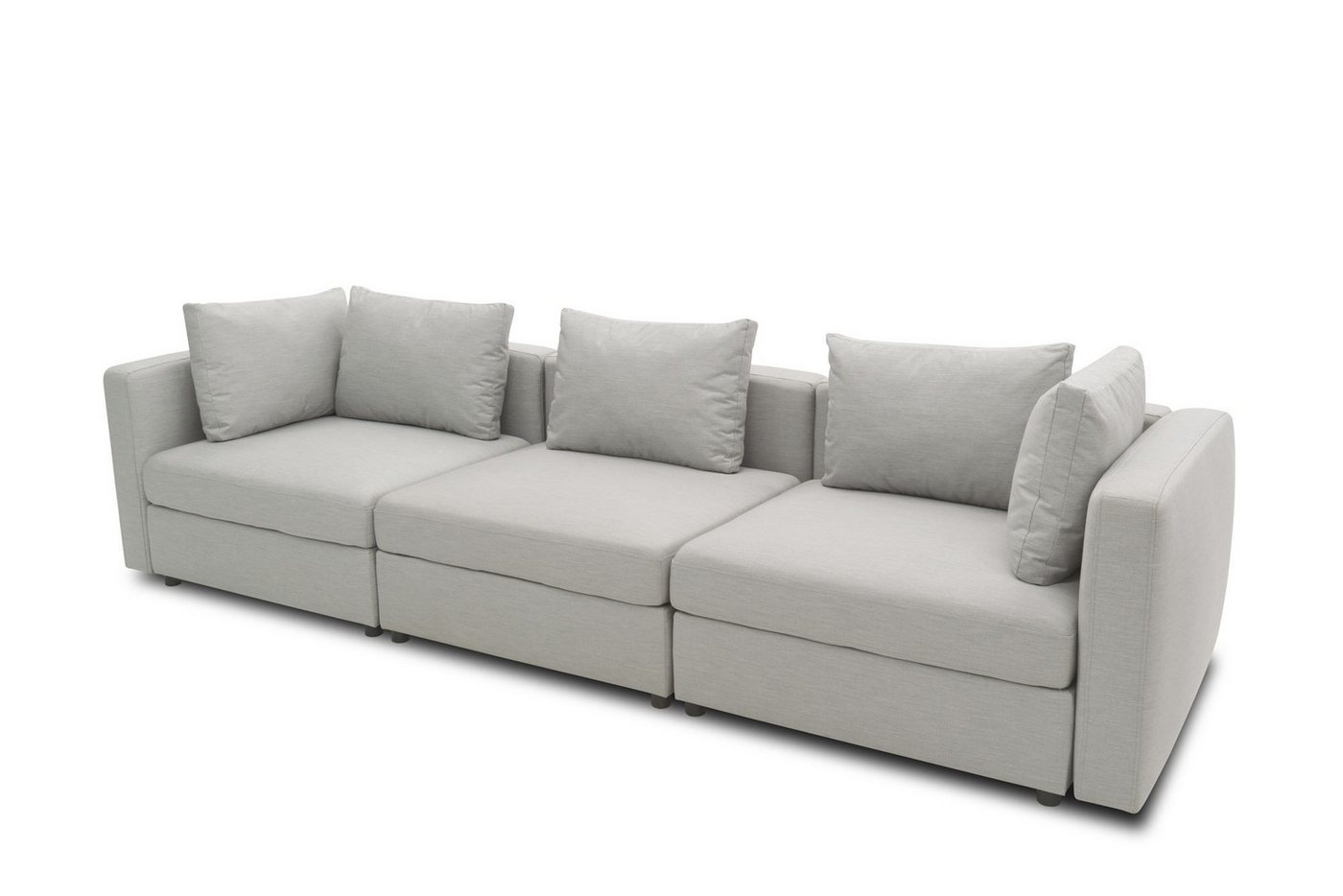58 aufm Kessel Gartensofa Gartenlounge Sofa 3-Sitzer Bozhana 312x67x96 mit Outdoorbezug silber, inkl. Versand 2 Teile, Polster aus Quick-Dry Schaum mit einem wasserbweisende Outdoorbezug 58 aufm Kessel Gartensofa Gartenlounge Sofa 3-Sitzer Bozhana 312x67x96 mit Outdoorbezug silber, inkl. Versand 2 Teile, Polster aus Quick-Dry Schaum mit einem wasserbweisende Outdoorbezug von 58 aufm Kessel