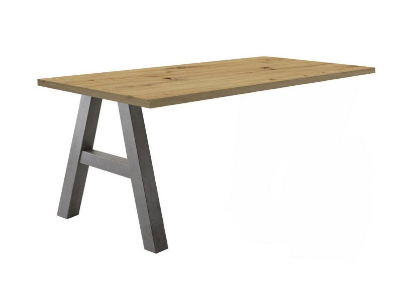 58 aufm Kessel Schreibtisch Edin 8 160 x 70 x 75 Schreibtisch graphit/asteiche 13720 (Einzeltisch) von 58 aufm Kessel