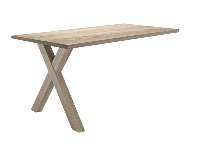 58 aufm Kessel Schreibtisch Edit 7 160 x 70 x 75 Schreibtisch eiche sägerau/eiche sägerau 13756 (Einzeltisch) von 58 aufm Kessel